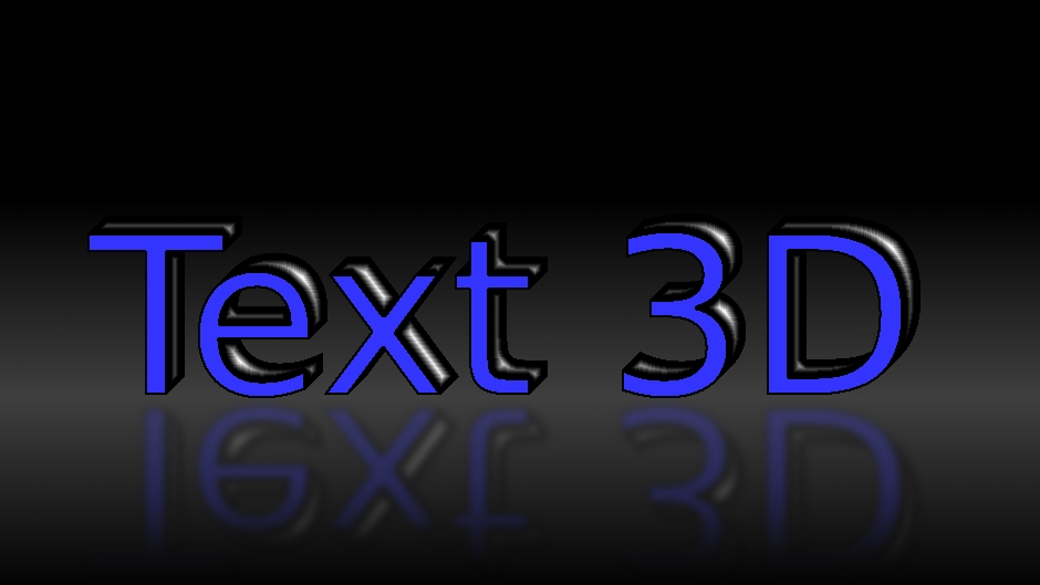 text 3d
